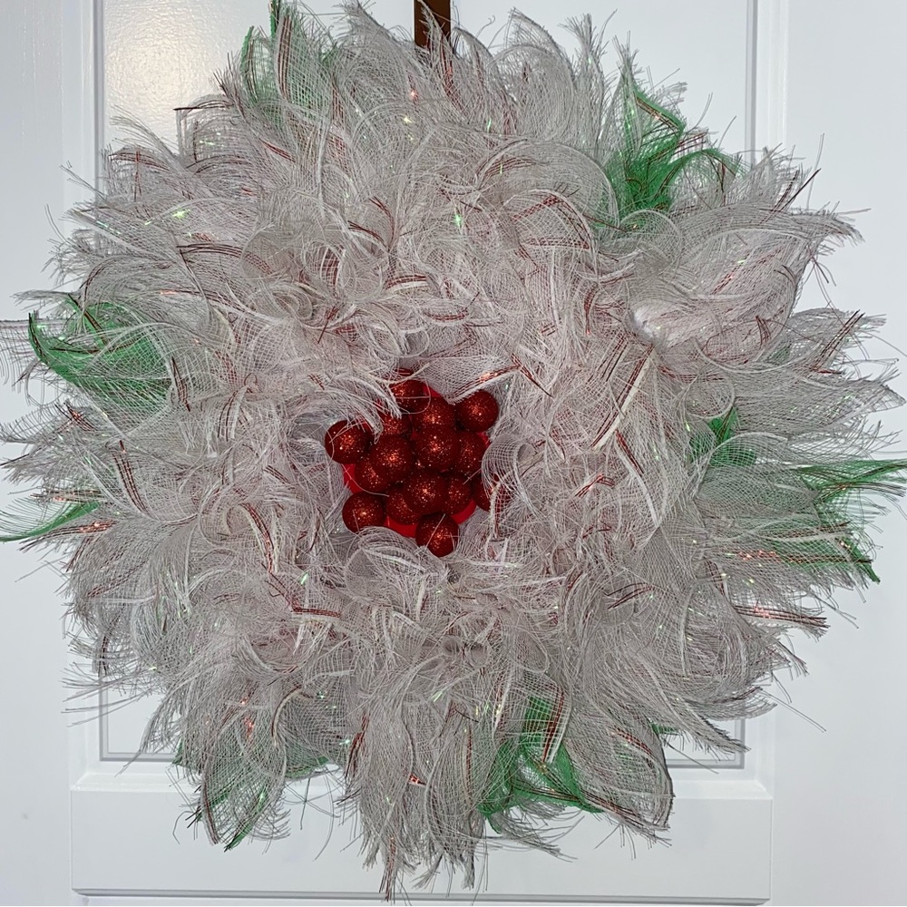 Light up Christmas wreath